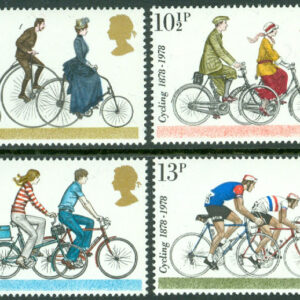 England – M  773-776 British Cyclist touring Club 100 år, 4 kpl **