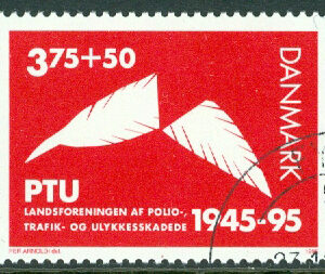 Danmark – F 1134 P T U 50 år, 1 kpl stpl