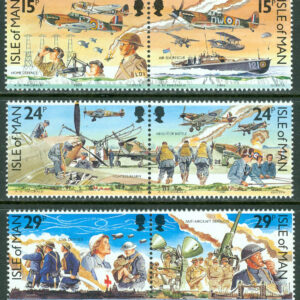 Isle of Man – M  442-447 Slaget om Storbritannien, 3 par kpl **