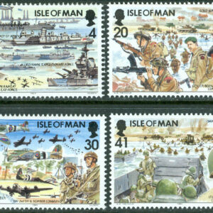 Isle of Man – M  593-600 50-årsdagen av de allierade landstigningarna i Normandie, 4 par kpl **