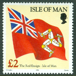 Isle of Man – M  569 Isle of Man´s handelsflagga, 1 kpl **