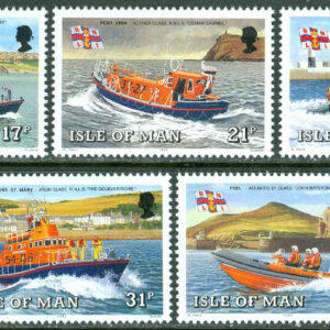 Isle of Man – M  459-463 Sjöräddningsbåtar, 5 kpl **