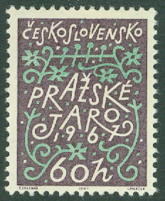 Tjeckoslovakien – M 1708 Musikfesten ”Pragvåren 1967”, 1 kpl **