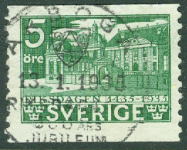 F  240 Riksdagen 500 år, 5 öre. Stpl ARGOGA Riksdagens 500 års jubileum