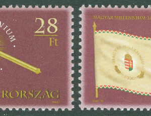 Ungern – M 4579-4580 I  Millennieskiftet (II), 2 kpl **