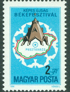 Ungern – M 3690 A Fredsfestival i Pusztavacs, 1 kpl **