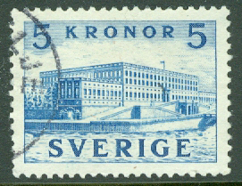 F  332C Stockholms slott II, 4-sid stpl