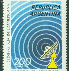 Argentina – M 1382 Interamerikansk telekommunikationskonferens, 1 kpl **
