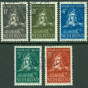 Nederländerna – M  397-401 „Voor het Kind“ 1941, 5 kpl stpl