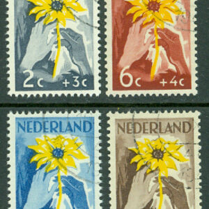 Nederländerna – M  521-524 Fonden Nederländerna hjälper Indien, 4 kpl stpl