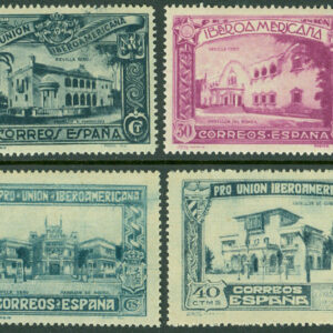 Spanien – M  541, 545-547 Stängning av den ibero-amerikanska utställningen, Sevilla (I), 4 ol **