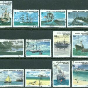 Cocos Islands – M   20-31 Fartyg, 12 kpl stpl
