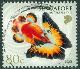Singapore – M 2642 I Guldfiskar I. Fjärilssvans, 80 C stpl