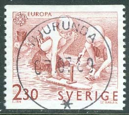 F 1556 Europa 1989. Prakt NJURUNDA 07.07.89  (Y/Med)