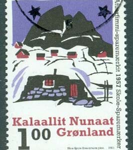 Grönland – F  790 Skolsparmärken, 1.00 kr stpl