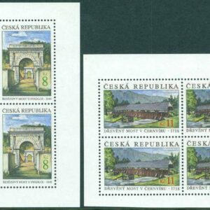 Tjeckien – M  218-219 Hembygdens skönhet, 2 miniark kpl **