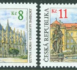 Tjeckien – M  192-193 Hemlandets skönhet: Unescos världsarv, 2 kpl **