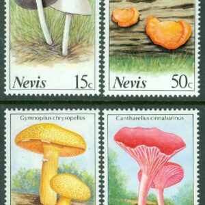 Nevis – M  475-478 Svampar, 4 kpl **