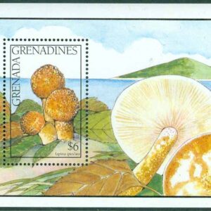Grenada Grenadines – M BL 224 Svampar, Lepiota spiculata. Block **