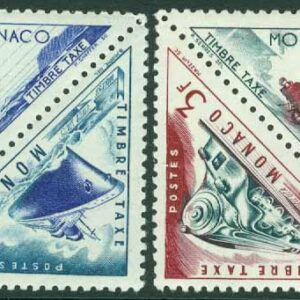 Monaco – M P   42-45 Lösenmärken – Färdmedel, 4 ol **