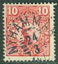 F   82 Medaljong 10 öre. NYHAMMAR 24.3 191?  (W/D)
