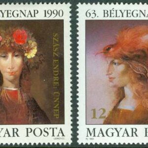 Ungern – M 4107-4108A Frimärkets Dag 1990, 2 kpl **