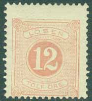 Sverige – F L 15c Lösen t.13, 12 öre **