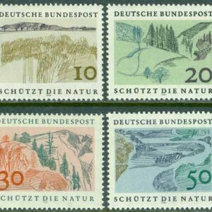 Tyskland – M  591-594 Europeiska naturskyddsåret 1970, 4 kpl **