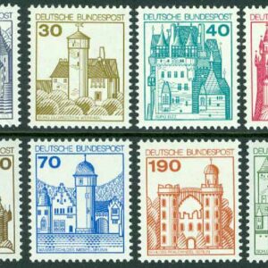 Tyskland – M  913-920 Slott och borgar, 8 kpl **