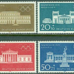 Tyskland – M  624-627 OS i München 1972, 4 kpl **