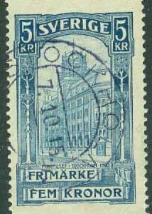 F   65 Posthuset 5 kr. STOCKHOLM 7.10.15