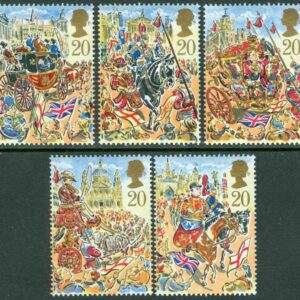England – M 1230-1234 Ämbetet överborgmästare i London 800 år, 5 kpl **