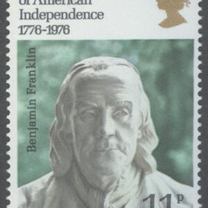 England – M  710 USA oavhängigt 200 år, Benjamin Franklin, 1 kpl **