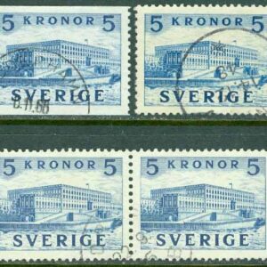 F  332 A+BB+C Stockholms slott II, 4 ol. stpl