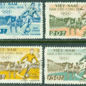 Vietnam – M Tj   29-32 Öppnandet av nya stadion i Hanoi, fotboll, 4 kpl stpl