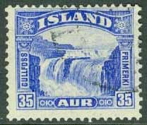 Island – F  196 C2 Gullfoss, 35 aur stpl