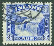 Island – F  196 C2 Gullfoss, 35 aur stpl