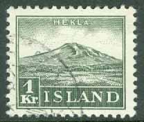 Island – F  211 Hekla, 1 kr stpl