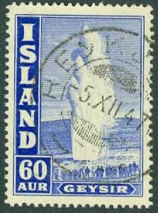 Island – F  233 Geysir, 60 aur stpl