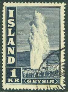 Island – F  234 Geysir, 1 kr stpl