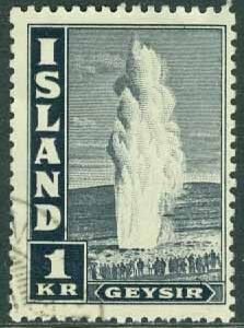 Island – F  236 Geysir, 1 kr stpl