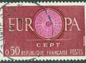 Frankrike – M 1319 Europa CEPT 1960, 0.50 Fr stpl