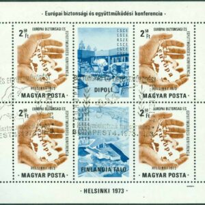 Ungern – M BL  99 A Konferens om europeisk säkerhet och samarbete (ESSE) i Helsingfors, block stpl