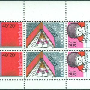 Nederländerna – M BL  19 Voor het Kind 1978. Skolors marknadsföring av barnfrimärken 30 år, block **