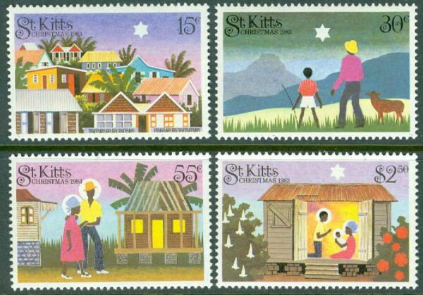 St. Kitts - M  122-125 Jul 1983, 4 kpl **