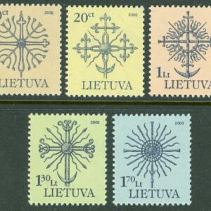Litauen – M  717-721 A I Smidda monumentspetsar, 5 kpl **