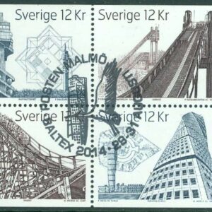 F 2727-2730 HBL Svenska höjdpunkter. POSTEN MALMÖ BALTEX 2014-29-31 AUGUSTI