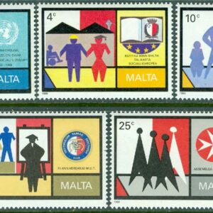 Malta – M  822-826 Årsdagar och evenemang, 5 kpl **