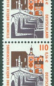 Tyskland – M 2140CD Sevärdheter; Stenbron, Regensburg, par **