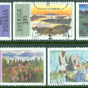 F 1962-1966 Sommar i konsten, 5 kpl stpl